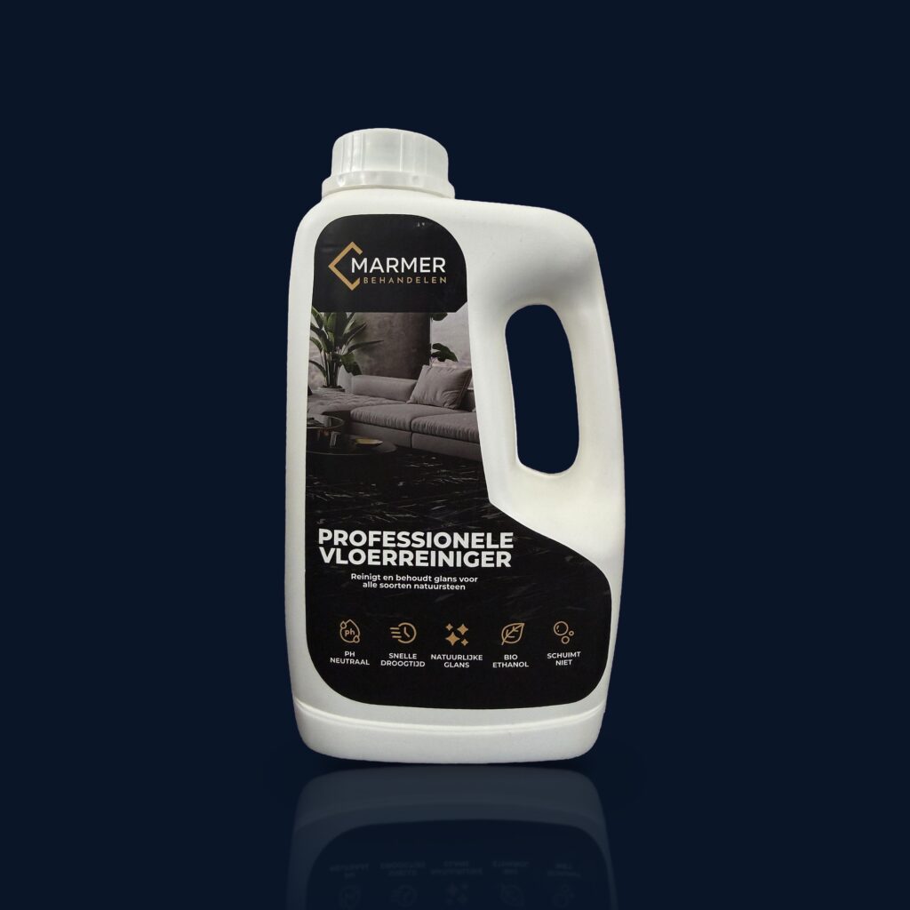 Professionele vloerreiniger voor natuursteen, 1 liter fles, voorkant